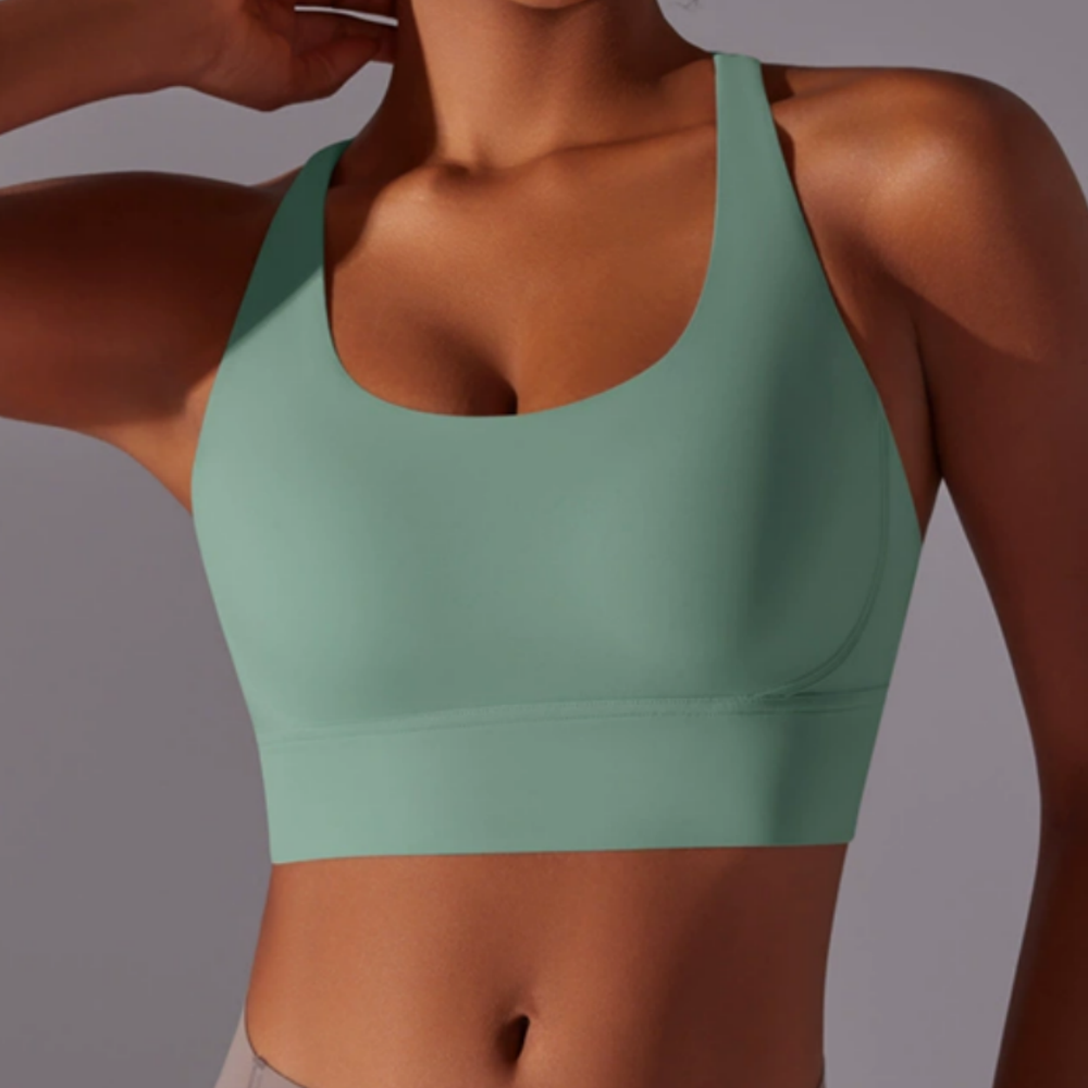 Push Up Bra Padded - Reggiseno Sportivo da Donna Push-Up Senza
